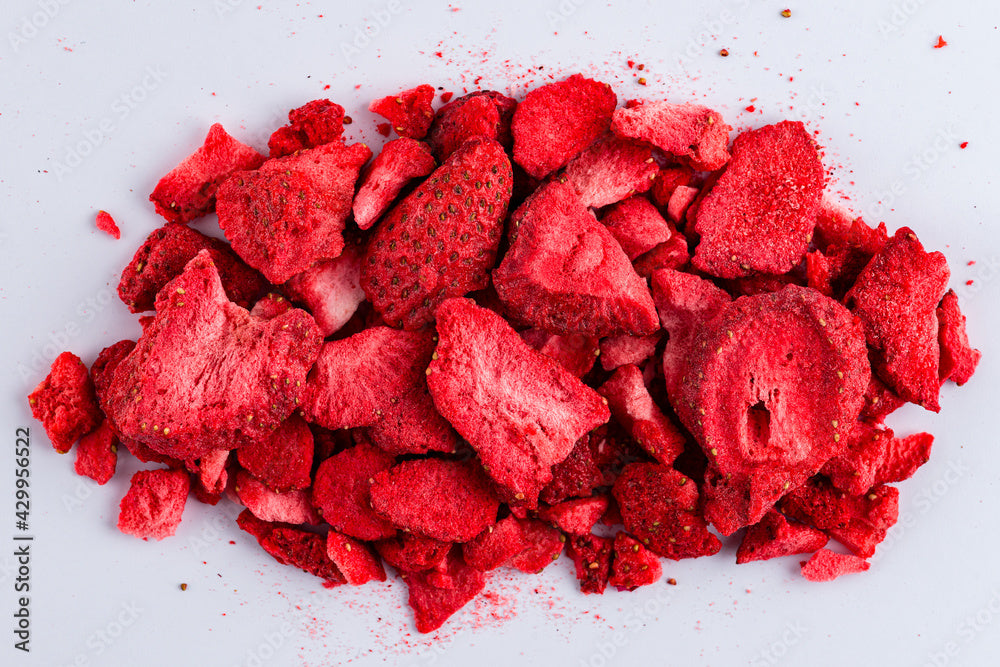Erdbeeren in Scheiben gefriergetrocknet - 40g